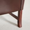 Rosewood & Leather 965H Reading Armchair & Ottoman by Fredrik A. Kayser for Vatne Møbler, 1960s
