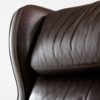 Rosewood & Leather 965H Reading Armchair & Ottoman by Fredrik A. Kayser for Vatne Møbler, 1960s