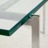 Model PK61 Glass Coffee Table by Poul Kjærholm for E. Kold Christensen, 1950s