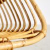 Shell Shaped Rattan Garden Chair, 1970s