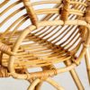 Shell Shaped Rattan Garden Chair, 1970s