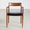 Model 57 Rosewood Armchair by Niels Otto Møller for J.L. Møllers, 1960s