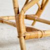 Shell Shaped Rattan Garden Chair, 1970s