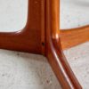 Oval Teak Extendable Dining Table from Dyrlund, Denmark,1960s