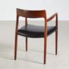 Model 57 Rosewood Armchair by Niels Otto Møller for J.L. Møllers, 1960s