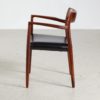 Model 57 Rosewood Armchair by Niels Otto Møller for J.L. Møllers, 1960s