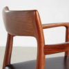 Model 57 Rosewood Armchair by Niels Otto Møller for J.L. Møllers, 1960s