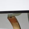 Smoked Glass and Rosewood Coffee Table, 1960s