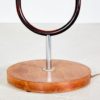 Art Deco Metal and Wood Floor Lamp by Jindřich Halabala for UP Závody, 1930s