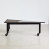 Triangular Granite Coffee Table on Castors by Rei Kawakubo for Pallucco, 1985