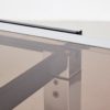 Italian Chrome-Framed Dining Table from La Metal Arredo, 1970s