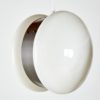 Frosted Glass Pendant Lamp, 1980s