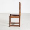 Leather Lounge Chair with Folkloric Motifs, 1976
