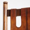 Leather Lounge Chair with Folkloric Motifs, 1976