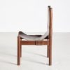 Vintage Leather Lounge Chair with Folkloric Motifs, 1976