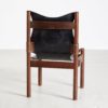 Vintage Leather Lounge Chair with Folkloric Motifs, 1976
