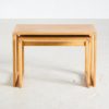 Oak Nesting Tables by Kai Kristiansen for Vildbjerg Møbelfabrik, 1950s