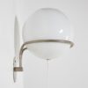 White Glass Wall Sconce by Tibor Újházi, 1970s