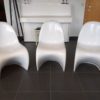 3 Panton Chairs by Herman Miller & 1 Tulip Table (1971)