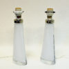 White glass tablelamp pair RD1566 by Carl Fagerlund for Orrefors, Sweden 1960s White glass tablelamp pair RD1566 by Carl Fagerlund for Orrefors, Sweden 1960s