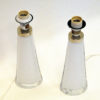 White glass tablelamp pair RD1566 by Carl Fagerlund for Orrefors, Sweden 1960s White glass tablelamp pair RD1566 by Carl Fagerlund for Orrefors, Sweden 1960s