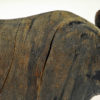 Beautiful grey vintage Rhino pair of wood 1940s Beautiful grey vintage Rhino pair of wood 1940s