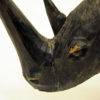 Beautiful grey vintage Rhino pair of wood 1940s Beautiful grey vintage Rhino pair of wood 1940s