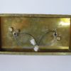 Vintage Brass & Glass Sconce from Peill & Putzler , Germany 1970s