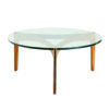 Rosewood Base Coffee Table by Sven Ellekaer for Christian Linneberg, 1960s