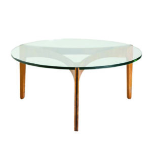 Rosewood Base Coffee Table by Sven Ellekaer for Christian Linneberg, 1960s