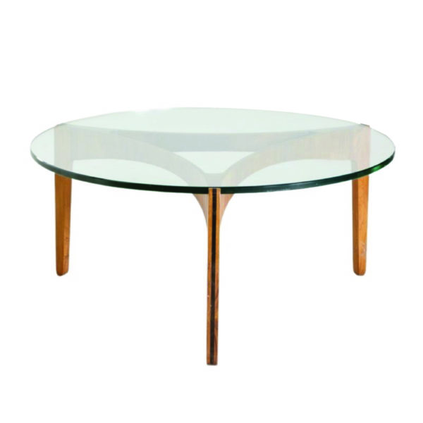 Rosewood Base Coffee Table by Sven Ellekaer for Christian Linneberg, 1960s