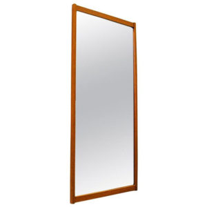 Vintage Teak Wallmirror Birgit by AB Nybrofabriken Sweden 1960s