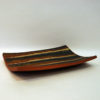 Swedish Terracotta vintage plate by Thomas Hellström for Nittsjö Keramik 1960s