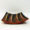 Swedish Terracotta vintage plate by Thomas Hellström for Nittsjö Keramik 1960s
