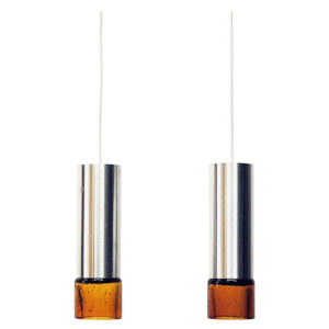Scandinavian ceiling -or window pendant pair 1960s