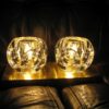 Vintage Brass & Glass Sconce from Peill & Putzler , Germany 1970s