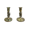Pair Of Brass Corn Candle Holders Maison Charles France Midcentury Vintage 1970s Pair Of Brass Corn Candle Holders Maison Charles France Midcentury Vintage 1970s