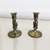 Pair Of Brass Corn Candle Holders Maison Charles France Midcentury Vintage 1970s Pair Of Brass Corn Candle Holders Maison Charles France Midcentury Vintage 1970s