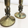 Pair Of Brass Corn Candle Holders Maison Charles France Midcentury Vintage 1970s Pair Of Brass Corn Candle Holders Maison Charles France Midcentury Vintage 1970s