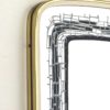 Vintage free-form Vintage mirror ( 80 x 43 )