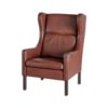 Danish Leather Armchair, 1960s