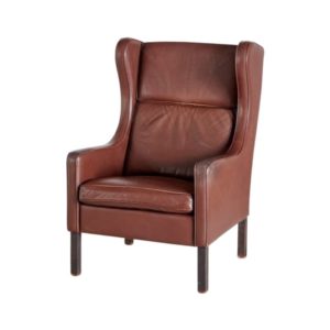 Danish Leather Armchair, 1960s
