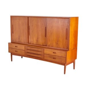Danish Teak Highboard, 1960s