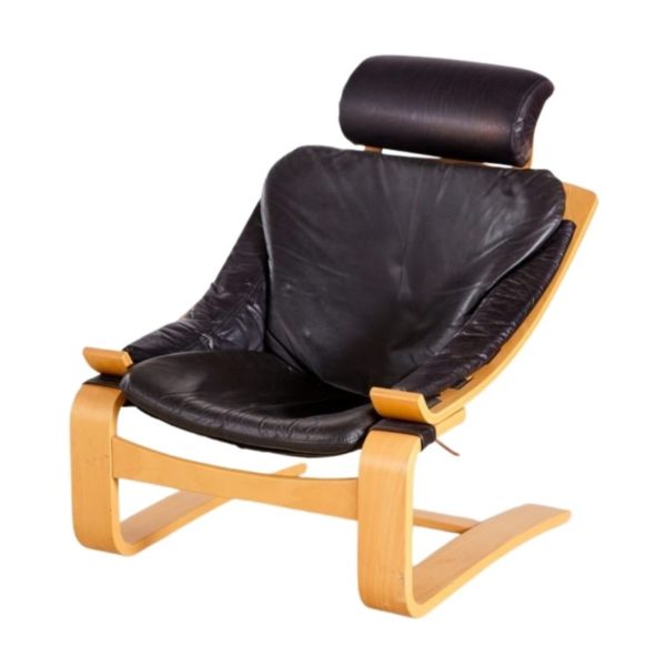 Swedish Kroken Lounge Chair by Åke Fribyter for Nelo Möbel, 1970s