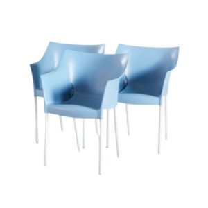 Dr. No Side Chair by Philippe Starck for Kartell, 1990s, Set of 3 Dr. No Side Chair by Philippe Starck for Kartell, 1990s, Set of 3