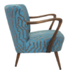 Art Deco armchair bentwood, 1950 designed in the style of Jindrich Halabala.
