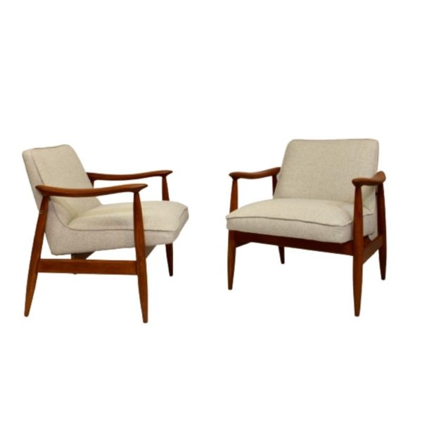 Pair of armchairs GFM-87 Juliusz Kedziorek 1960. Pair of armchairs GFM-87 Juliusz Kedziorek 1960.