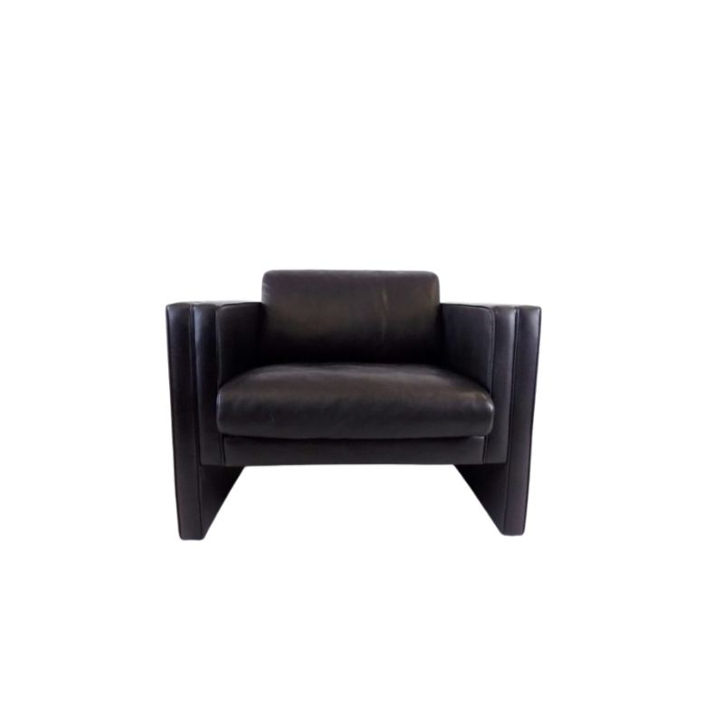Walter Knoll Studio Line leather lounge chair by Jürgen Lange
