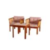 Plexus Living Room Set by Illum Wikkelsø for CFC Silkeborg, 1960s, Set of 3 Plexus Living Room Set by Illum Wikkelsø for CFC Silkeborg, 1960s, Set of 3