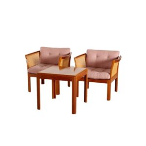 Plexus Living Room Set by Illum Wikkelsø for CFC Silkeborg, 1960s, Set of 3